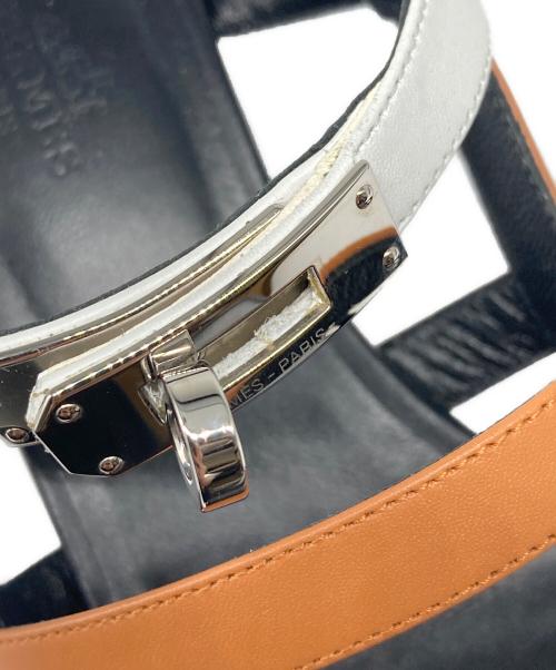HERMES（エルメス）HERMES (エルメス) Eve 60 サンダル ブラウン サイズ:38の古着・服飾アイテム