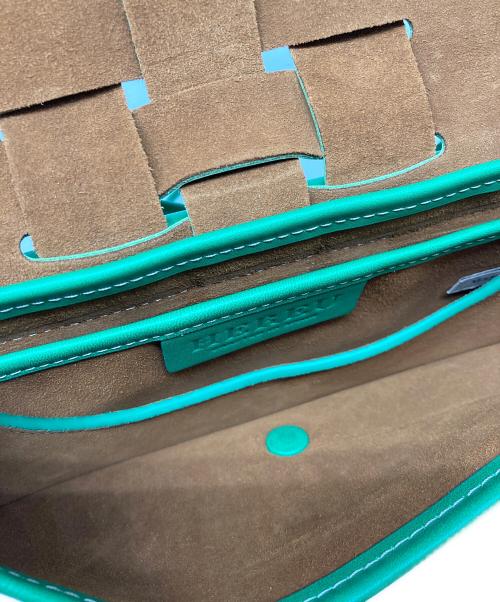 HEREU（ヘリュー）HEREU (ヘリュー) LLUNAショルダーバッグ グリーンの古着・服飾アイテム