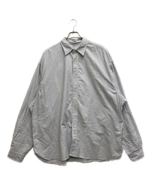 sillage（シアージ）sillage (シアージ) wide shirt blue ブルー サイズ:Fの古着・服飾アイテム
