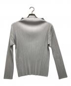 PLEATS PLEASEプリーツプリーズ）の古着「プリーツトップ」｜グレー