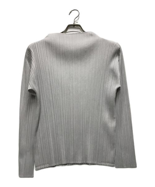 PLEATS PLEASE（プリーツプリーズ）PLEATS PLEASE (プリーツプリーズ) プリーツトップ グレー サイズ:3の古着・服飾アイテム
