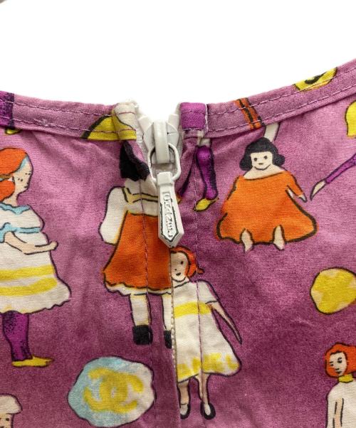 CHANEL（シャネル）CHANEL (シャネル) ノースリーブカットソー パープル サイズ:38の古着・服飾アイテム