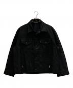 N.HOOLYWOODエヌ ハリウッド）の古着「FAKE SUEDE BLOUSON」｜ブラック