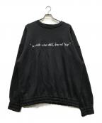 SHINYA KOZUKAシンヤコズカ）の古着「UPCYCLED HOME CREW」｜ブラック