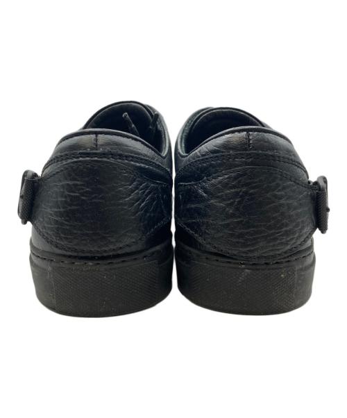 BELSTAFF（ベルスタッフ）BELSTAFF (ベルスタッフ) バックルレザースニーカー ブラック サイズ:41の古着・服飾アイテム