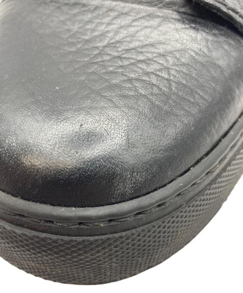 BELSTAFF（ベルスタッフ）BELSTAFF (ベルスタッフ) バックルレザースニーカー ブラック サイズ:41の古着・服飾アイテム