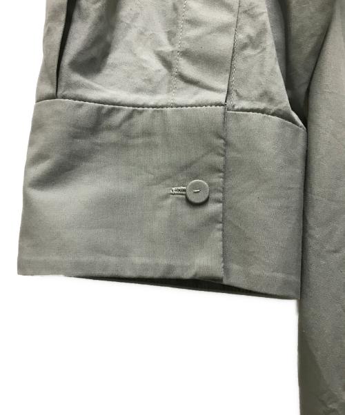 Rumche（ラム・シェ）Rumche (ラム・シェ) Knit Bonding Shirt Dress カーキ サイズ:FREEの古着・服飾アイテム