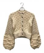 LEINWANDEラインヴァンド）の古着「mamas patchwork cardigan」｜ベージュ