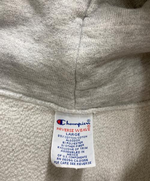 Champion（チャンピオン）Champion (チャンピオン) 90`Sリバースウィーブフーディ グレー サイズ:Ⅼの古着・服飾アイテム