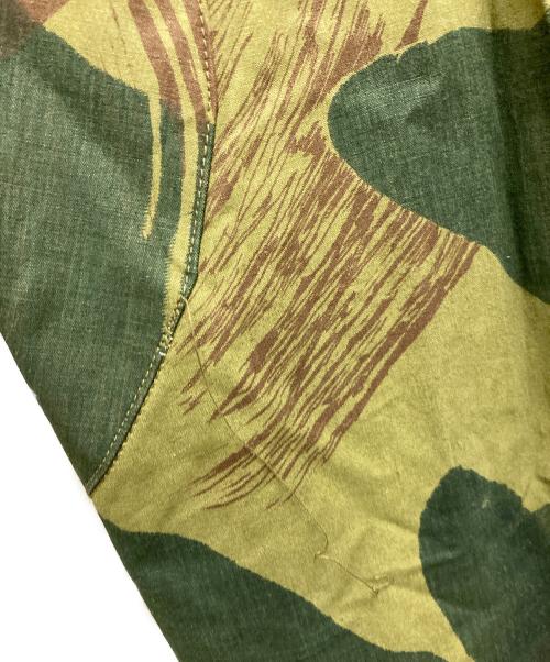 Belgium Army（ベルギーアーミー）Belgium Army (ベルギーアーミー) 50`Sブラッシュストロークカモパンツ オリーブ サイズ:6の古着・服飾アイテム