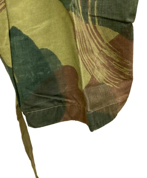 Belgium Army（ベルギーアーミー）Belgium Army (ベルギーアーミー) 50`Sブラッシュストロークカモパンツ オリーブ サイズ:6の古着・服飾アイテム