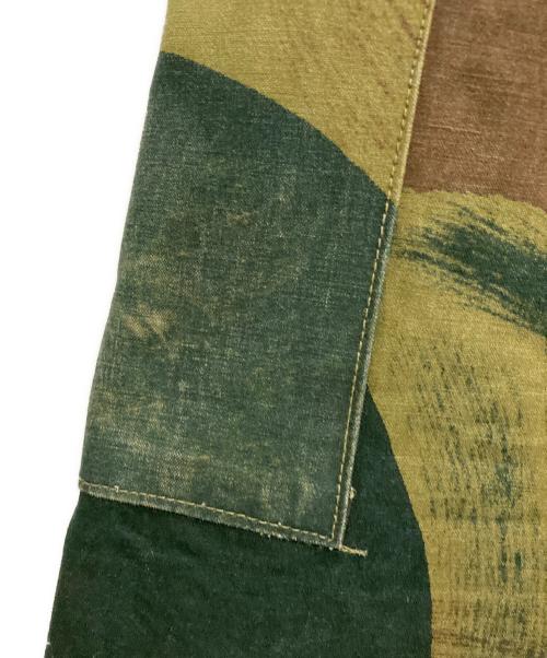 Belgium Army（ベルギーアーミー）Belgium Army (ベルギーアーミー) 50`Sブラッシュストロークカモパンツ オリーブ サイズ:7の古着・服飾アイテム