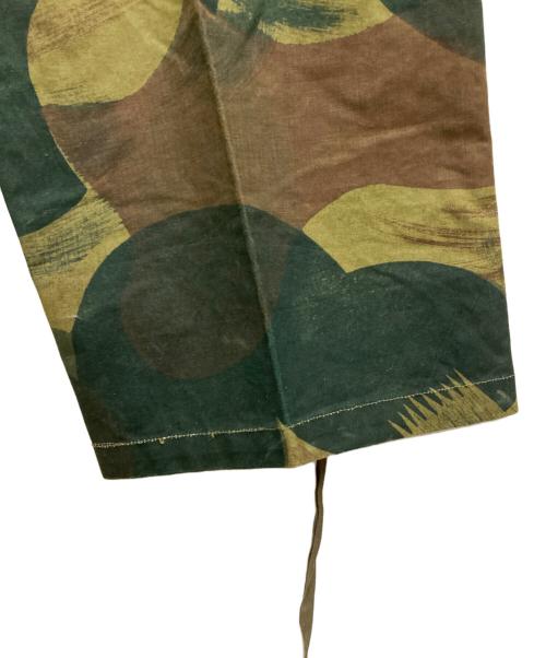 Belgium Army（ベルギーアーミー）Belgium Army (ベルギーアーミー) 50`Sブラッシュストロークカモパンツ オリーブ サイズ:7の古着・服飾アイテム