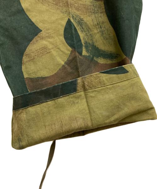 Belgium Army（ベルギーアーミー）Belgium Army (ベルギーアーミー) 50`Sブラッシュストロークカモパンツ オリーブ サイズ:7の古着・服飾アイテム