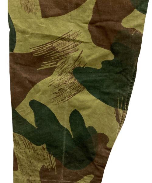 Belgium Army（ベルギーアーミー）belgium army (ベルギーアーミー) 50`Sブラッシュストロークカモパンツ オリーブ サイズ:7の古着・服飾アイテム