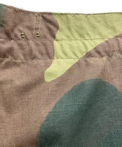 Belgium Army（ベルギーアーミー）Belgium Army (ベルギーアーミー) 50`Sブラッシュストロークカモパンツ オリーブ サイズ:7の古着・服飾アイテム