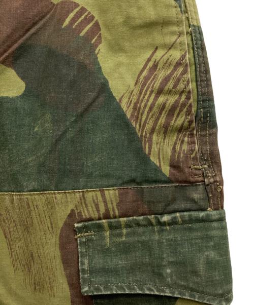 Belgium Army（ベルギーアーミー）belgium army (ベルギーアーミー) 50`Sブラッシュストロークカモパンツ オリーブ サイズ:7の古着・服飾アイテム