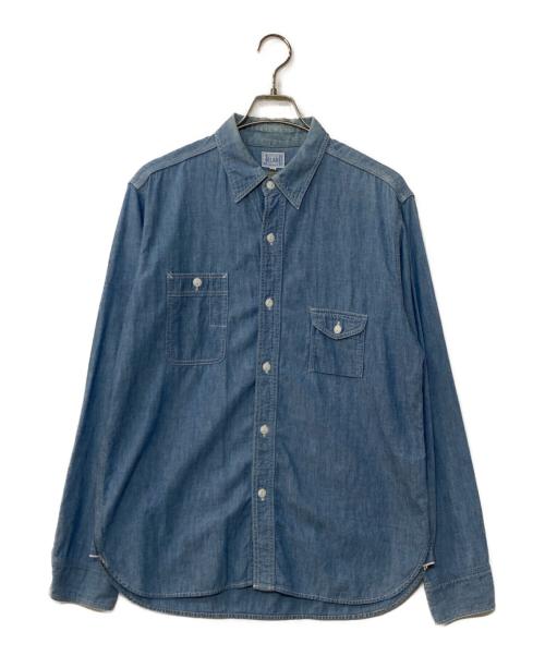 JELADO（ジェラード）JELADO (ジェラード) シャンブレーシャツ ネイビー サイズ:XLの古着・服飾アイテム