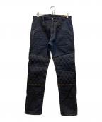 WEST RIDEウエストライド）の古着「PADDPANT」｜インディゴ