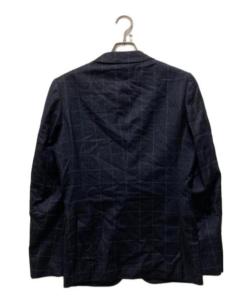 SHIPS（シップス）SHIPS (シップス) カシミヤブレンド2Bチェックスーツ ネイビー サイズ:44の古着・服飾アイテム