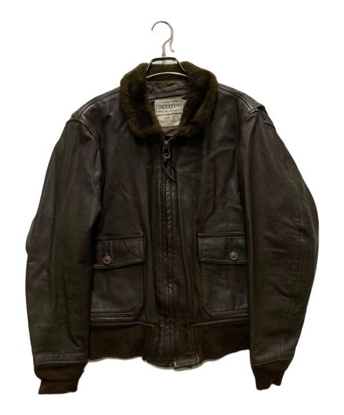 SADDLERY（サドリー）SADDLERY (サドリー) G-1レザージャケット ブラウン サイズ:42Rの古着・服飾アイテム