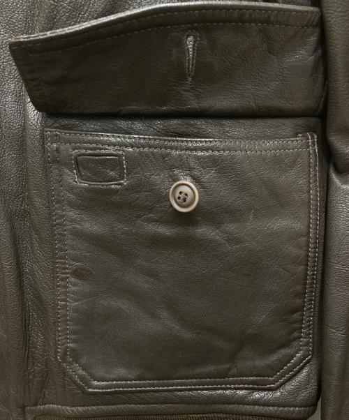 SADDLERY（サドリー）SADDLERY (サドリー) G-1レザージャケット ブラウン サイズ:42Rの古着・服飾アイテム