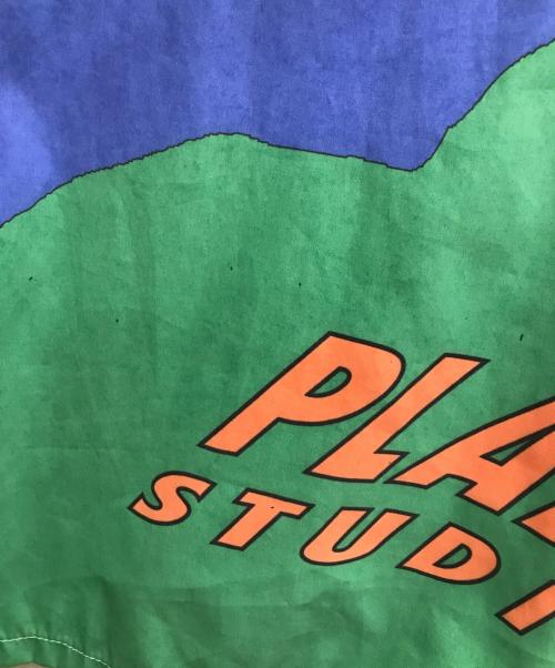 PLATEAU STUDIO（プラテウスタジオ）PLATEAU STUDIO (プラテウスタジオ) イラストオープンカラーシャツ ホワイト サイズ:ONE SIZEの古着・服飾アイテム