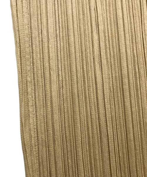 PLEATS PLEASE（プリーツプリーズ）PLEATS PLEASE (プリーツプリーズ) プリーツパンツ ベージュ サイズ:3の古着・服飾アイテム