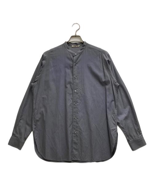 AURALEE（オーラリー）AURALEE (オーラリー) WASHED FINX TWILL SHIRTS ブルー サイズ:1の古着・服飾アイテム