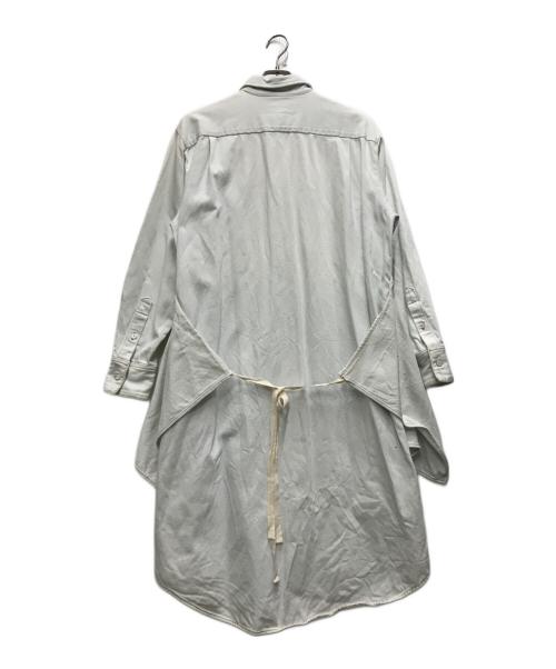 MM6 Maison Margiela（エムエムシックスメゾンマルジェラ）MM6 Maison Margiela (エムエムシックスメゾンマルジェラ) デニムシャツワンピース スカイブルー サイズ:40の古着・服飾アイテム