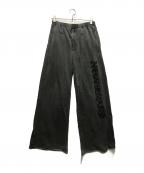 masuエムエーエスユー）の古着「NEVERLAND BAGGY SWEAT PANTS」｜グレー