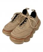 groundsグラウンズ）の古着「エアソールスニーカー」｜ベージュ