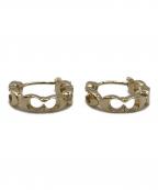 COACHコーチ）の古着「シグネチャーピアス」｜ゴールド