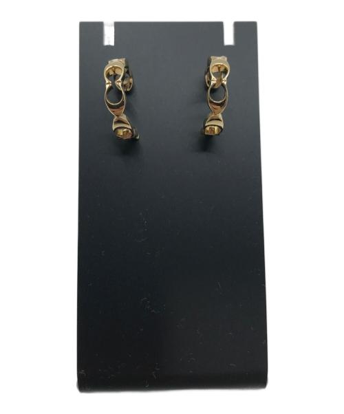 COACH（コーチ）COACH (コーチ) シグネチャーピアス ゴールドの古着・服飾アイテム