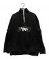 PUMA（プーマ）の古着「ハーフジップスウェット」｜ブラック