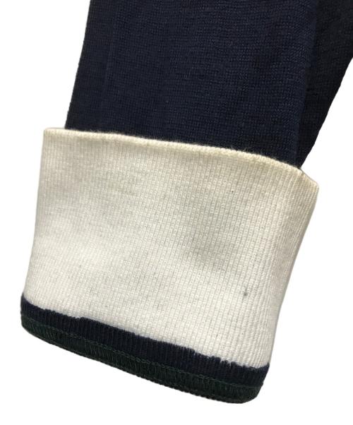 sacai（サカイ）sacai (サカイ) JOHN SMEDLEY (ジョンスメドレー) コラボハイブリッドニット ネイビー サイズ:3の古着・服飾アイテム
