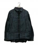 sacaiサカイ）の古着「ベストドッキングシャツブルゾン」｜グリーン×ネイビー