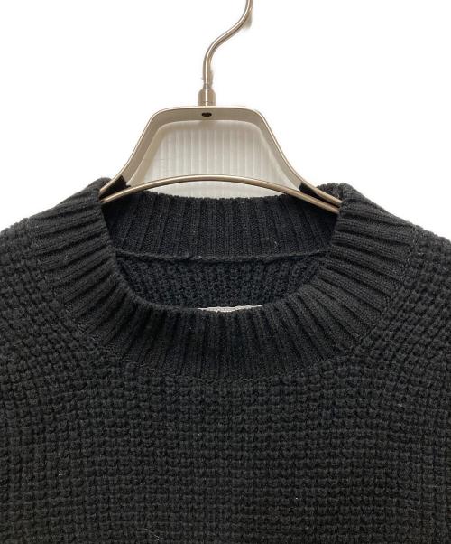 sacai（サカイ）sacai (サカイ) MA-1 ウールニット プルオーバー ブラック サイズ:３の古着・服飾アイテム