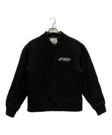 SUPREME（シュプリーム）の古着「DELTA LOGO VARSITY JACKET」｜ブラック