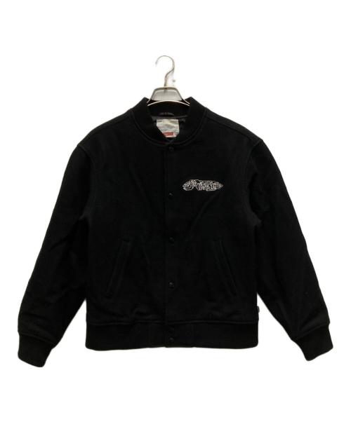 SUPREME（シュプリーム）SUPREME (シュプリーム) DELTA LOGO VARSITY JACKET ブラック サイズ:Mの古着・服飾アイテム