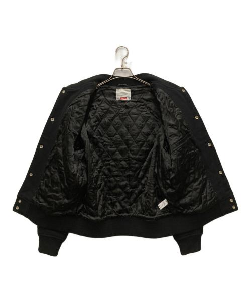 SUPREME（シュプリーム）SUPREME (シュプリーム) DELTA LOGO VARSITY JACKET ブラック サイズ:Mの古着・服飾アイテム