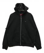 SUPREMEシュプリーム）の古着「Small Box Zip Up Hooded Sweatshirt」｜ブラック