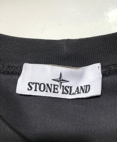 STONE ISLAND（ストーンアイランド）STONE ISLAND (ストーンアイランド) ワッペン付クルーネックスウェット グレー サイズ:XLの古着・服飾アイテム