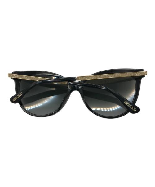 JIMMY CHOO（ジミーチュウ）JIMMY CHOO (ジミーチュウ) AXELLE/G/S サングラス ブラック サイズ:56□16-145の古着・服飾アイテム