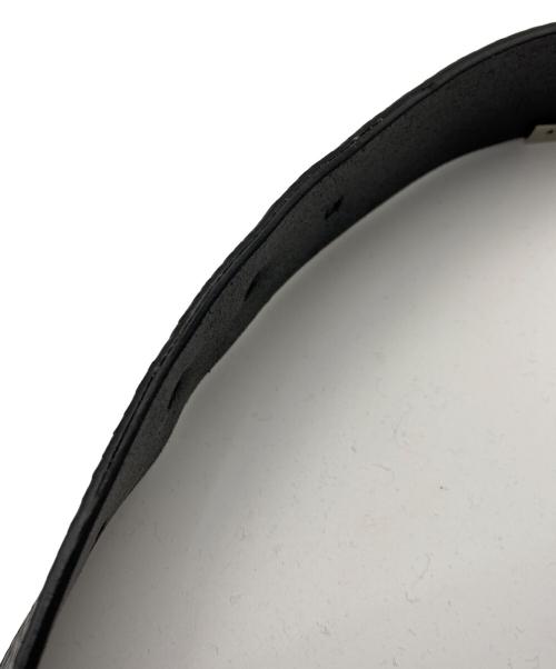 BALENCIAGA（バレンシアガ）BALENCIAGA (バレンシアガ) カーフスキン レザーベルト ブラックの古着・服飾アイテム