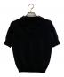 Maison Margiela（メゾンマルジェラ）の古着「スキッパーニットポロ」｜ブラック