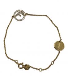 FENDI（フェンディ）の古着「エフイズフェンディ ブレスレット」｜ゴールド