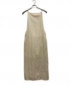 AURALEEオーラリー）の古着「TROPICAL WOOL KID MOHAIR DRESS」｜ベージュ