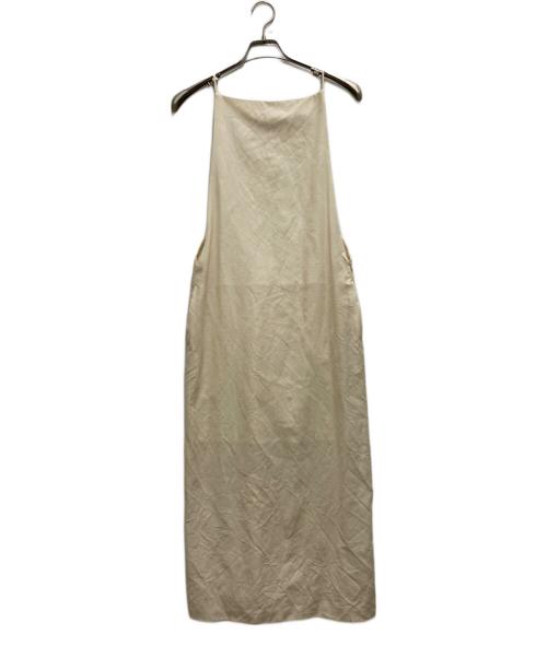 AURALEE（オーラリー）AURALEE (オーラリー) TROPICAL WOOL KID MOHAIR DRESS ベージュの古着・服飾アイテム