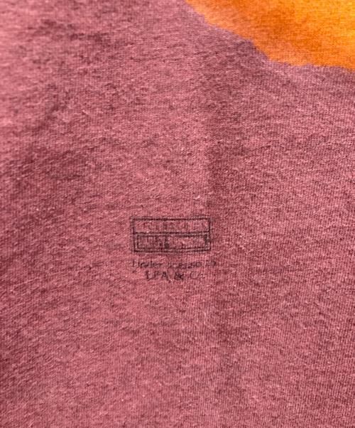 HARLEY-DAVIDSON（ハーレーダビッドソン）HARLEY-DAVIDSON (ハーレーダビッドソン) 90`SハイネックプリントL/S TEE ブラウン サイズ:Ⅼの古着・服飾アイテム